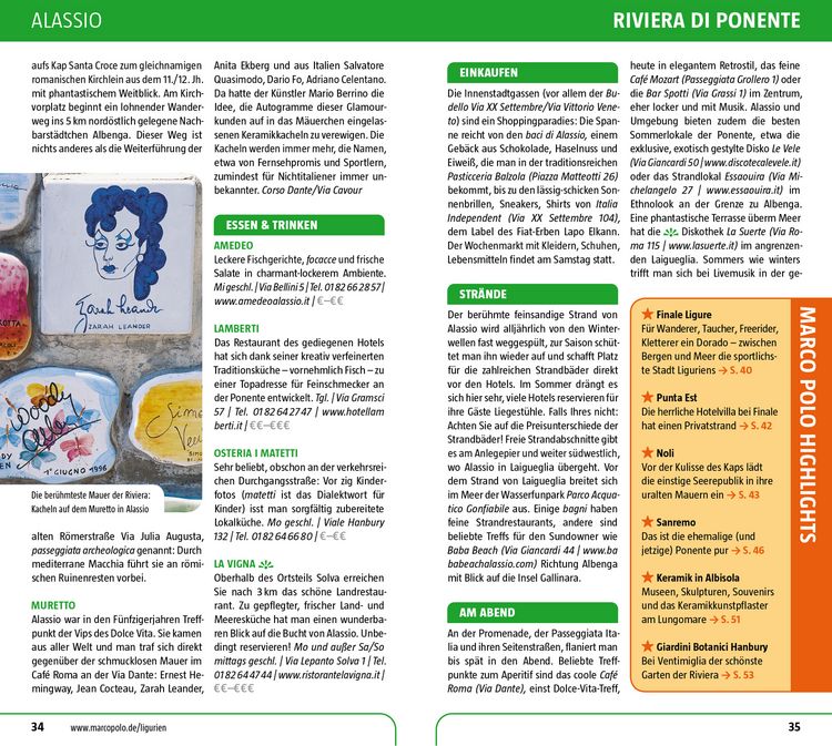 Produktbild: MARCO POLO Reisef&uuml;hrer Ligurien, Italienische Riviera, Cinque Terre