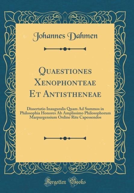 Produktbild: Lat-Quaestiones Xenophonteae E