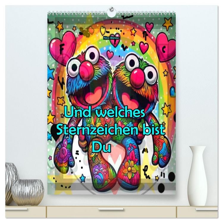 Produktbild: Und welches Sternzeichen bist du (hochwertiger Premium Wandkalender 2027 DIN A2 hoch), Kunstdruck in Hochglanz