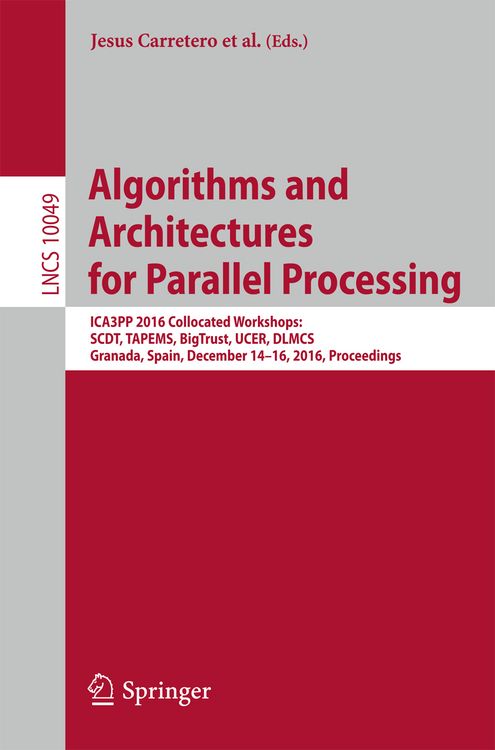 Produktbild: Algorithms and Architectures for Parallel Processing