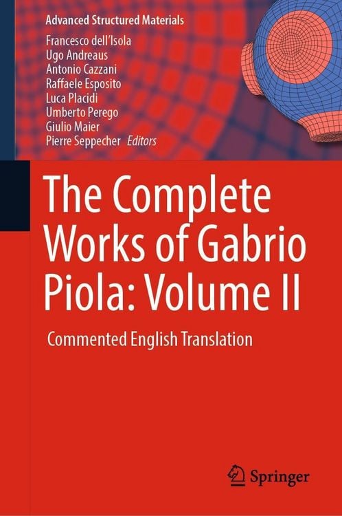 Produktbild: The Complete Works of Gabrio Piola: Volume II