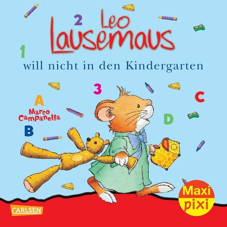 Produktbild: Maxi Pixi 56: Leo Lausemaus will nicht in den Kindergarten