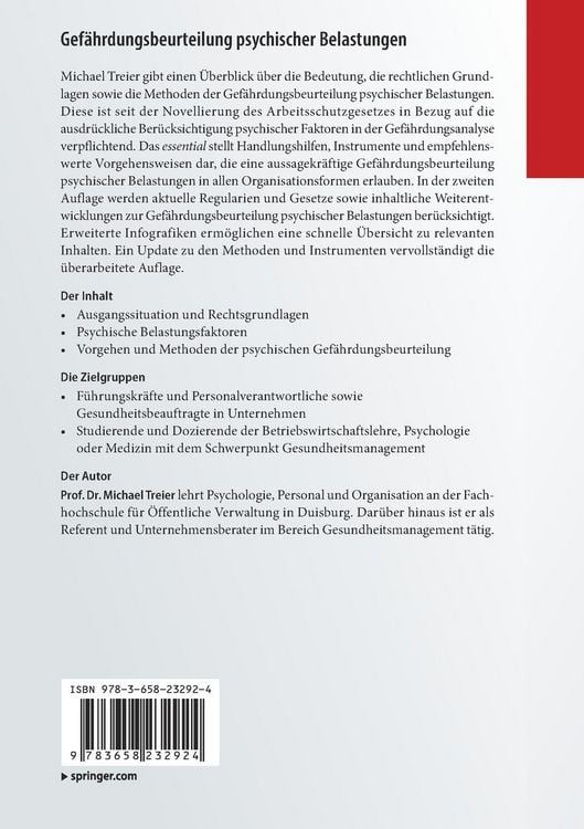 Produktbild: Gef&auml;hrdungsbeurteilung psychischer Belastungen