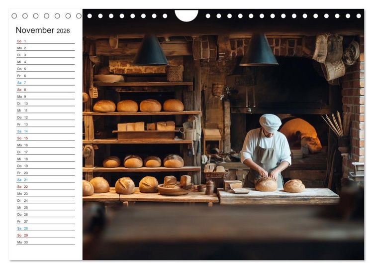 Produktbild: Mit Herz und Hand, Ich bin B&auml;cker (Wandkalender 2026 DIN A4 quer), CALVENDO Monatskalender