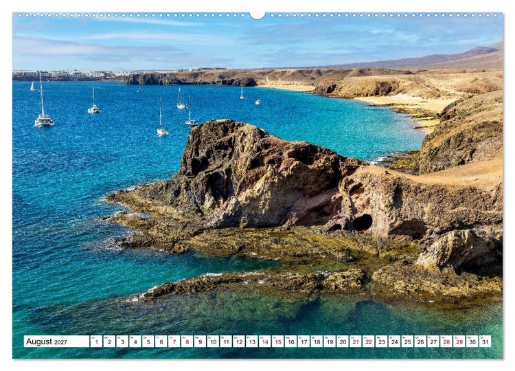 Produktbild: Lanzarote - Zwischen Asche und Atlantik (Wandkalender 2027 DIN A2 quer), CALVENDO Monatskalender