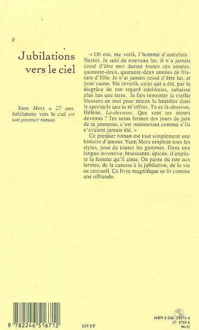 Produktbild: Jubilations vers le ciel