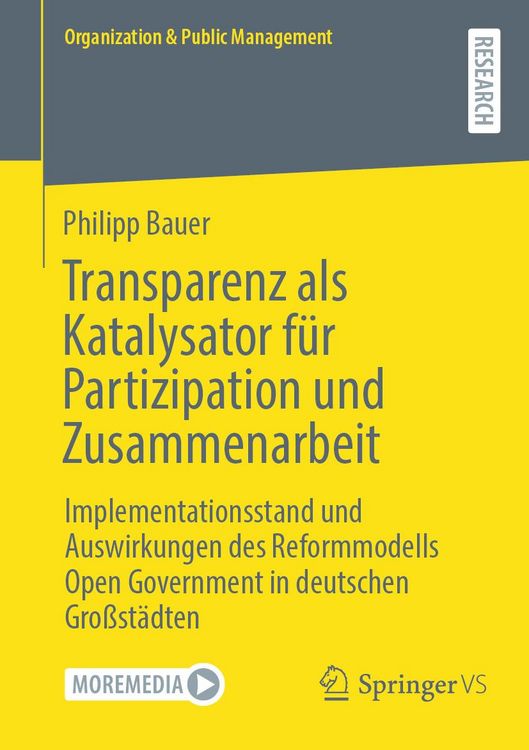 Produktbild: Transparenz als Katalysator f&uuml;r Partizipation und Zusammenarbeit