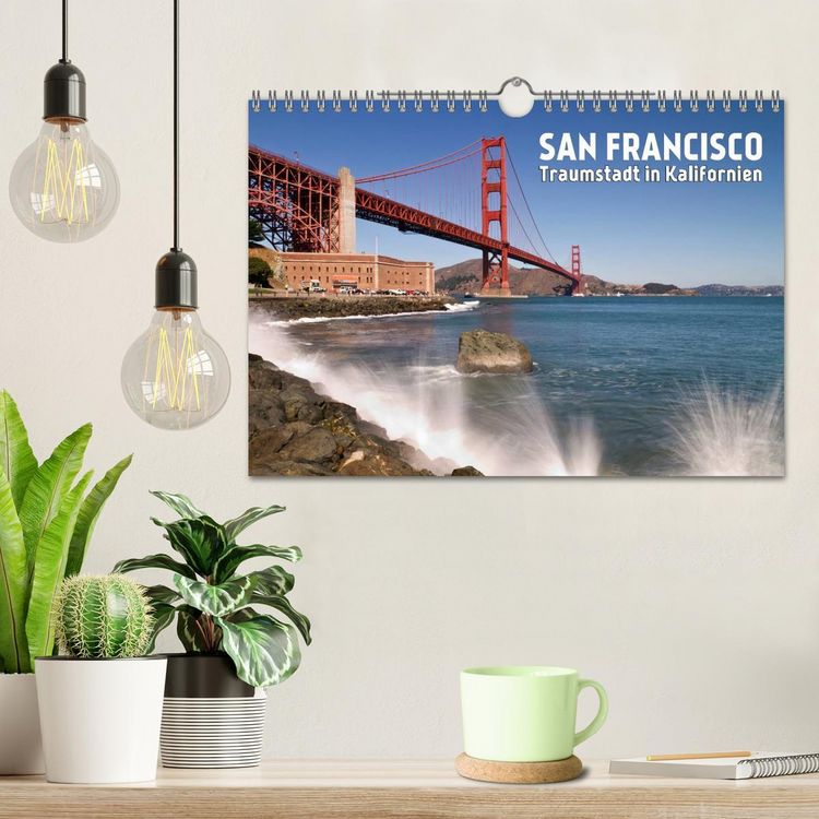 Produktbild: San Francisco - Traumstadt in Kalifornien (Wandkalender 2026 DIN A4 quer), CALVENDO Monatskalender