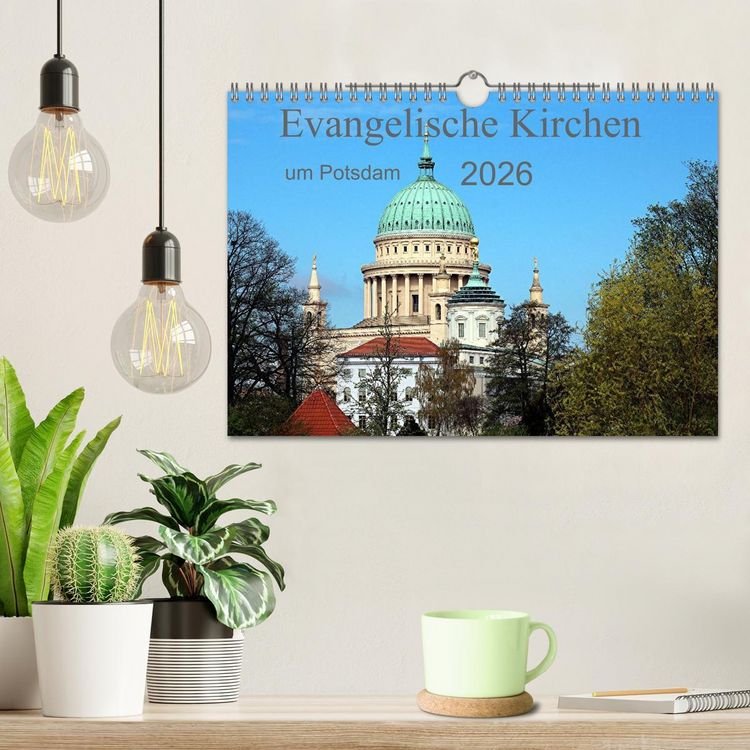 Produktbild: Evangelische Kirchen um Potsdam 2026 (Wandkalender 2026 DIN A4 quer), CALVENDO Monatskalender