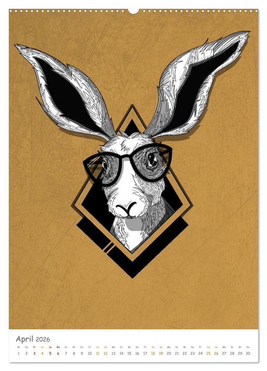 Produktbild: Fauna Fantastica (hochwertiger Premium Wandkalender 2026 DIN A2 hoch), Kunstdruck in Hochglanz