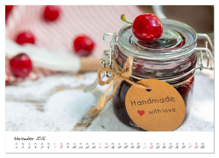 Produktbild: Kirschen aus dem Garten &ndash; Erntekalender (Wandkalender 2026 DIN A2 quer), CALVENDO Monatskalender