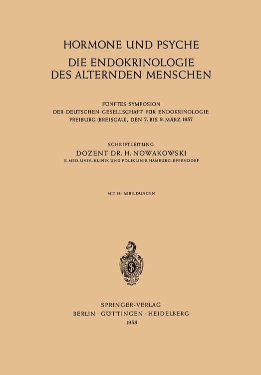 Produktbild: Hormone und Psyche die Endokrinologie des Alternden Menschen