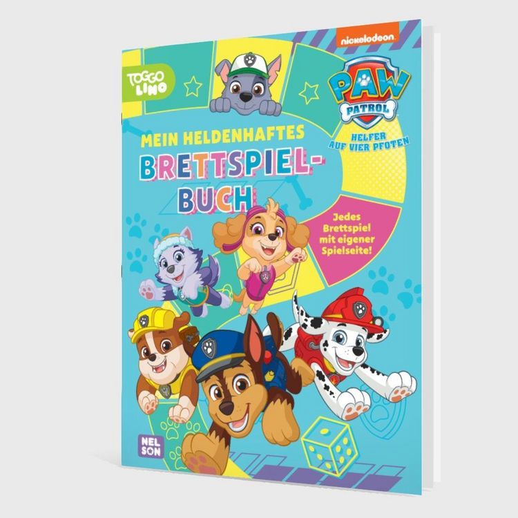 Produktbild: PAW Patrol Mitmachbuch: Mein heldenhaftes Brettspielbuch
