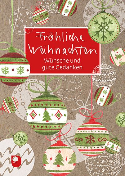 Produktbild: Fr&ouml;hliche Weihnachten