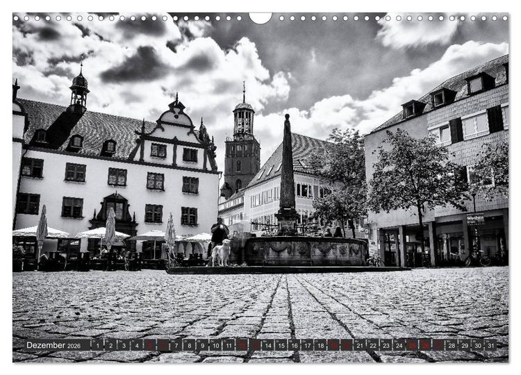 Produktbild: Ein Blick auf Darmstadt (Wandkalender 2026 DIN A3 quer), CALVENDO Monatskalender