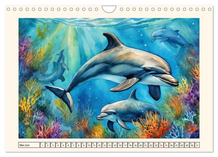 Produktbild: Geheimnisvolle Unterwasserwelten (Wandkalender 2026 DIN A4 quer), CALVENDO Monatskalender