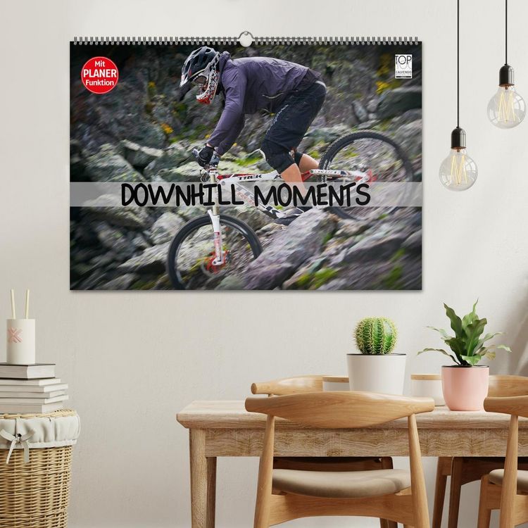 Produktbild: Downhill Moments (Wandkalender 2026 DIN A2 quer), CALVENDO Monatskalender