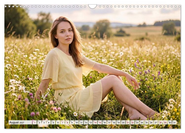 Produktbild: Zeitlose Sch&ouml;nheit - Frauen in der Natur (Wandkalender 2027 DIN A3 quer), CALVENDO Monatskalender