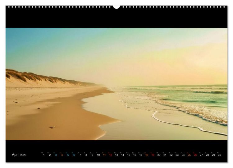 Produktbild: Puristische Landschaften (Wandkalender 2026 DIN A2 quer), CALVENDO Monatskalender