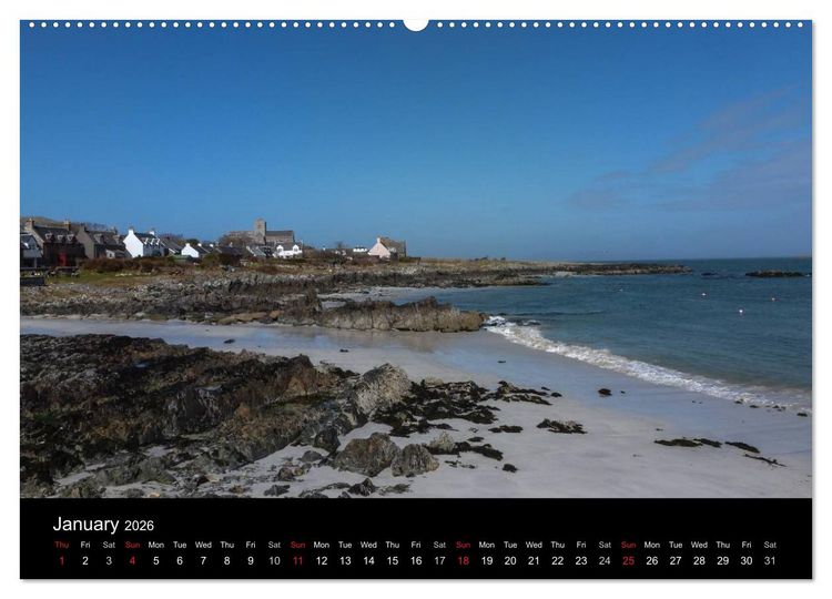 Produktbild: Iona Scotland's Mystical Isle (High Quality Premium Wall Calendar 2026 DIN A2 landscape),CALVENDO 12 Month Wall Calendar
