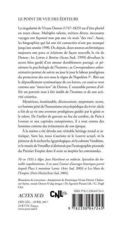 Produktbild: Vivan Denon ou l'&acirc;me du Louvre
