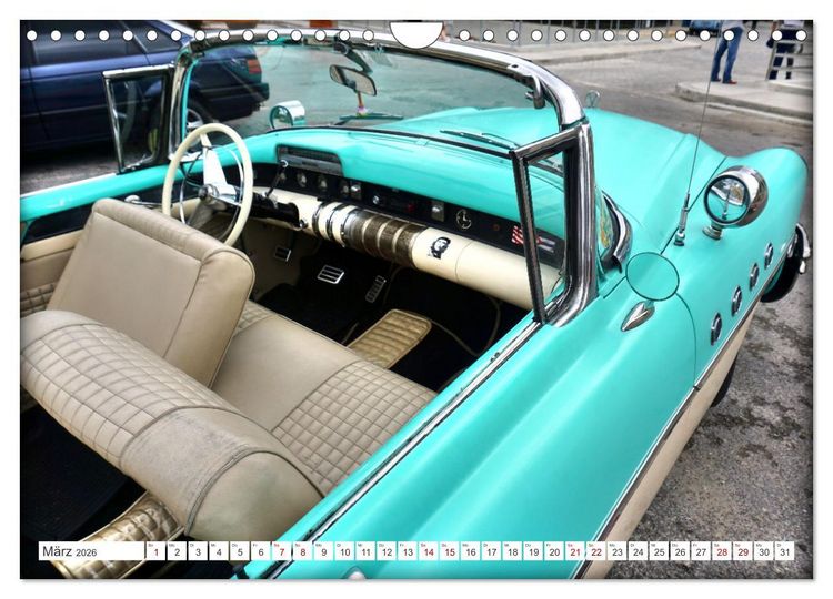 Produktbild: Traum in T&uuml;rkis - Buick Super 50 (Wandkalender 2026 DIN A4 quer), CALVENDO Monatskalender