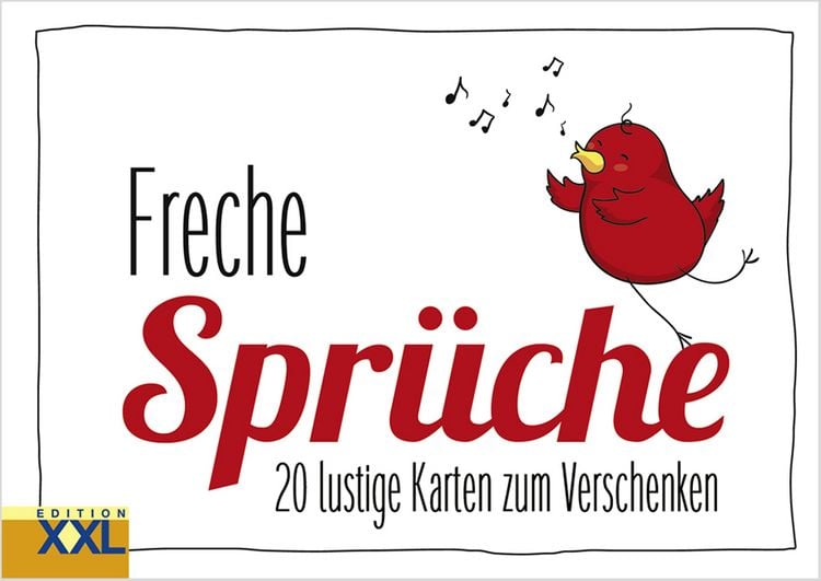 Produktbild: Freche Spr&uuml;che &ndash; Geschenkkartenbuch