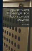 Produktbild: Quantitative Techniques for Plant Layout Analysis
