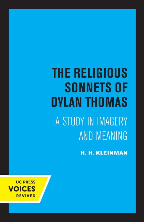 Produktbild: The Religious Sonnets of Dylan Thomas