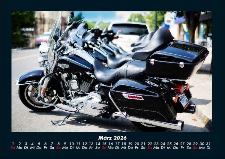 Produktbild: Motorr&auml;der 2026 Fotokalender DIN A4