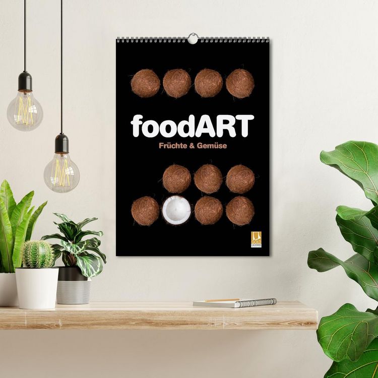Produktbild: foodART - Fr&uuml;chte und Gem&uuml;se (Wandkalender 2026 DIN A3 hoch), CALVENDO Monatskalender