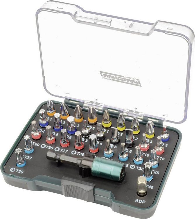 Produktbild: Br&uuml;der Mannesmann M29710 Bit-Set 32teilig