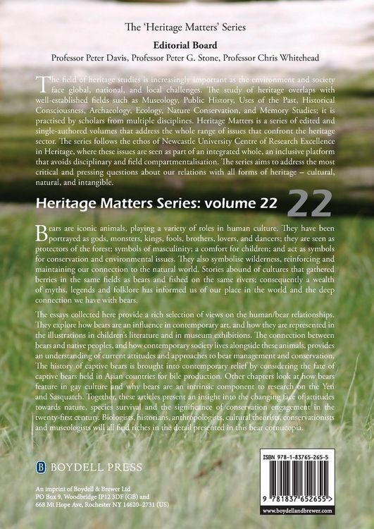 Produktbild: The Bear: Culture, Nature, Heritage