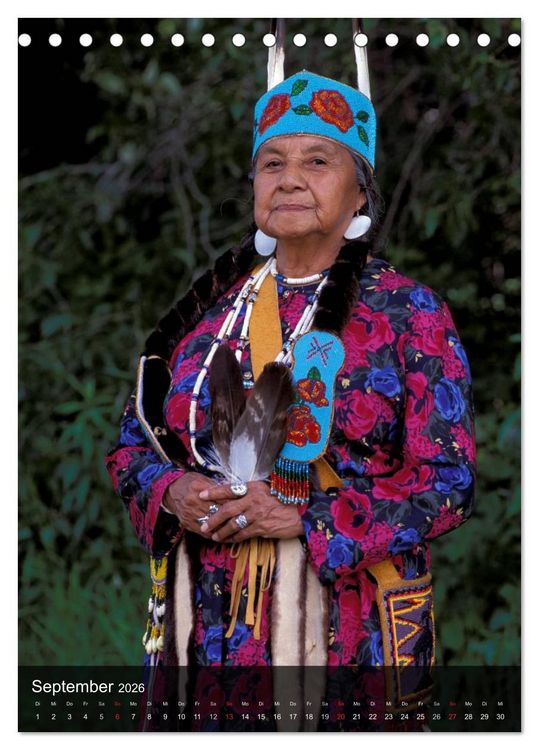 Produktbild: Indianer, Portrait Collection 1 (Tischkalender 2026 DIN A5 hoch), CALVENDO Monatskalender