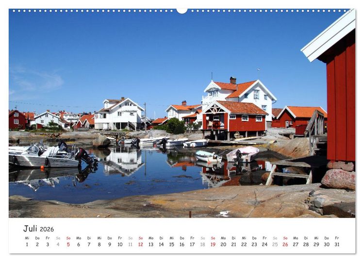 Produktbild: Schwedische Sehnsuchtsorte (Wandkalender 2026 DIN A2 quer), CALVENDO Monatskalender