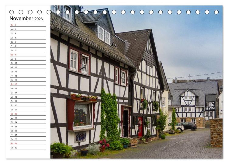 Produktbild: Der Westerwald (Tischkalender 2026 DIN A5 quer), CALVENDO Monatskalender