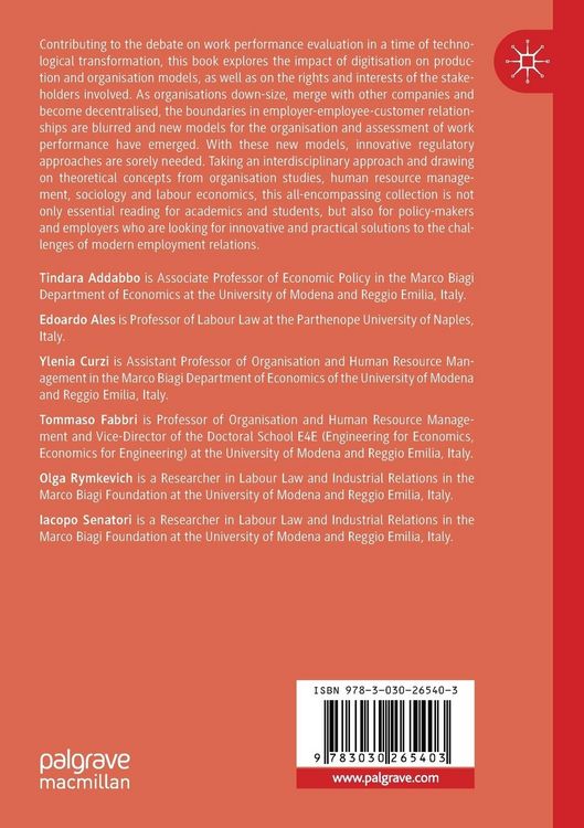 Produktbild: Performance Appraisal in Modern Employment Relations