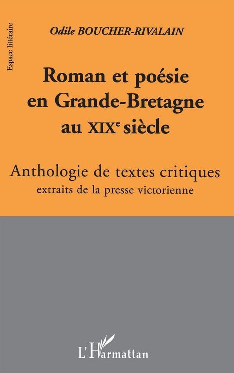 Produktbild: Roman Et Po&eacute;sie En Grande-Bretagne Au Xix&egrave; Si&egrave;cle