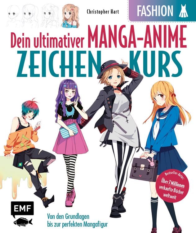 Produktbild: Dein ultimativer Manga-Anime-Zeichenkurs &ndash; Fashion &ndash; Starke Charaktere in stylischen Outfits