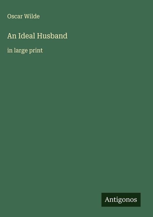 Produktbild: An Ideal Husband