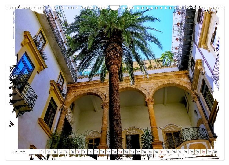 Produktbild: Palermo die marode Sch&ouml;nheit (Wandkalender 2026 DIN A3 quer), CALVENDO Monatskalender