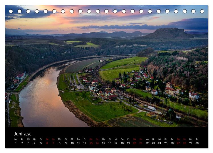 Produktbild: Dresden und Umland (Tischkalender 2026 DIN A5 quer), CALVENDO Monatskalender