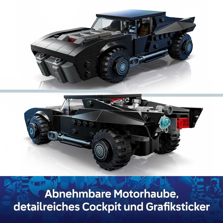 Produktbild: LEGO DC The Batman Batmobil Auto Spielzeug mit einer Minifigur 76332
