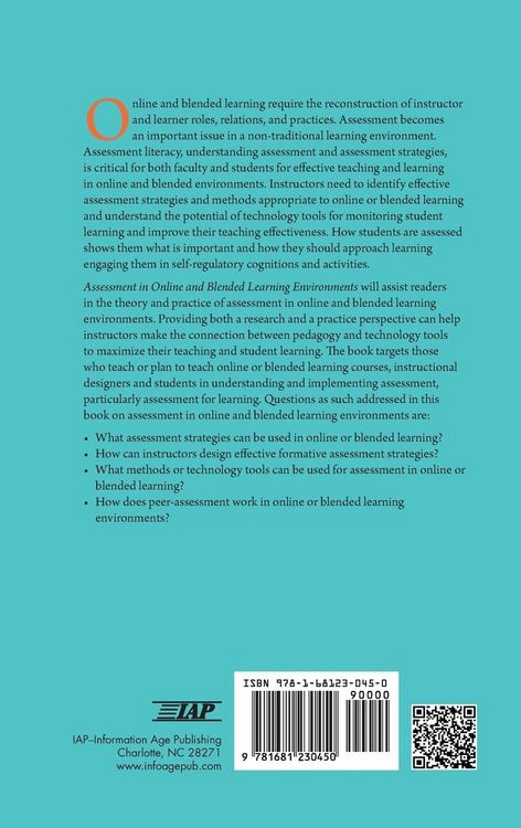 Produktbild: Assessment in Online and Blended Learning Environments (HC)