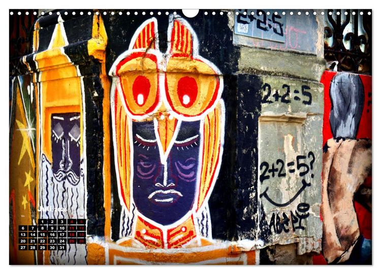 Produktbild: Gesichter Havannas - Street Art in der kubanischen Hauptstadt (Wandkalender 2026 DIN A3 quer), CALVENDO Monatskalender