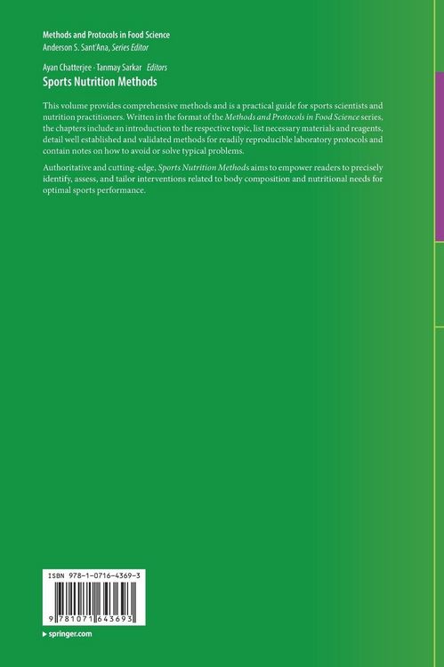 Produktbild: Sports Nutrition Methods