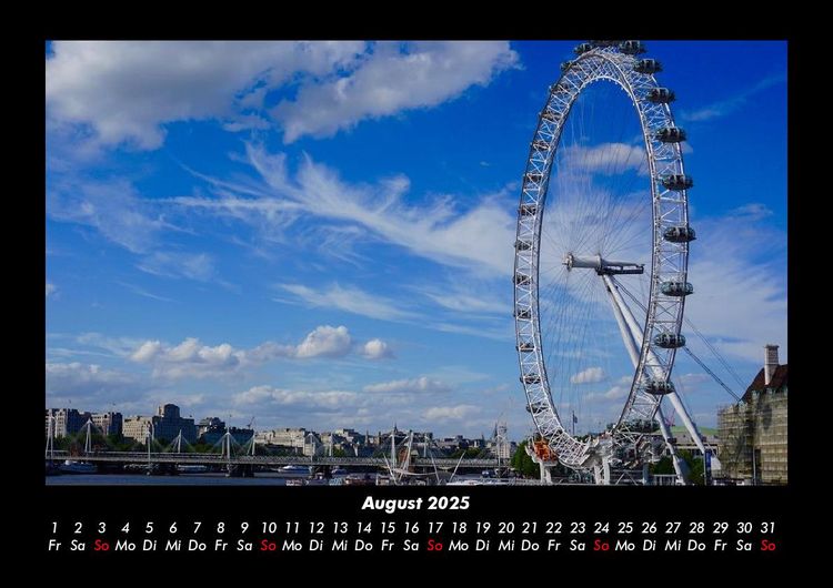 Produktbild: London 2025 Fotokalender DIN A3