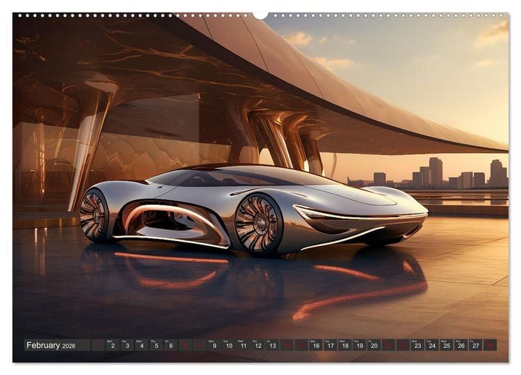 Produktbild: Fast, noble, elegant (High Quality Premium Wall Calendar 2026 DIN A2 landscape),CALVENDO 12 Month Wall Calendar
