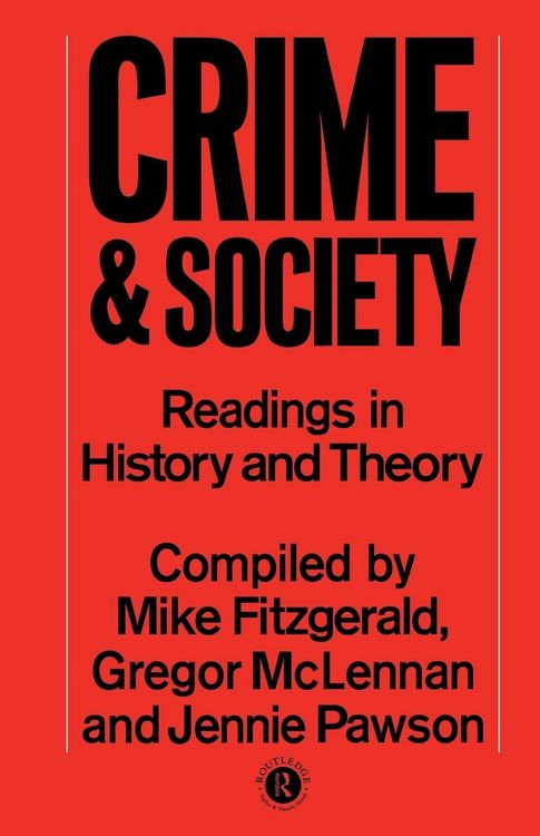 Produktbild: Crime and Society