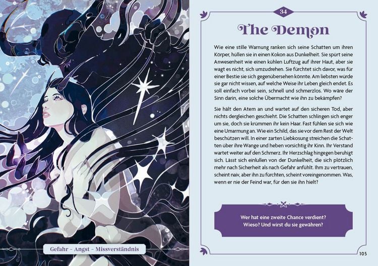 Produktbild: Kartenset: Romantasy-Orakel | Nutze die Botschaften der beliebtesten Tropes, Archetypen und Settings